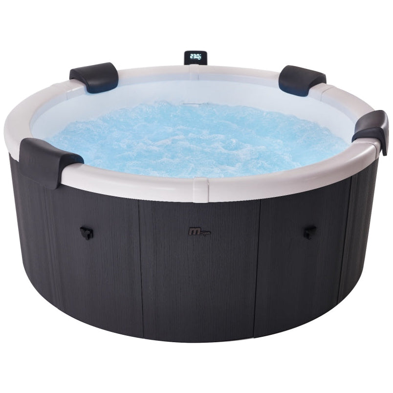 MSpa Denver Portable Hard Frame Hot Tub - Grey - Hot Tub Shop