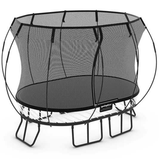 Springfree 6x9ft Oval Outdoor Trampoline With Safety Net - Hot Tub Shop
