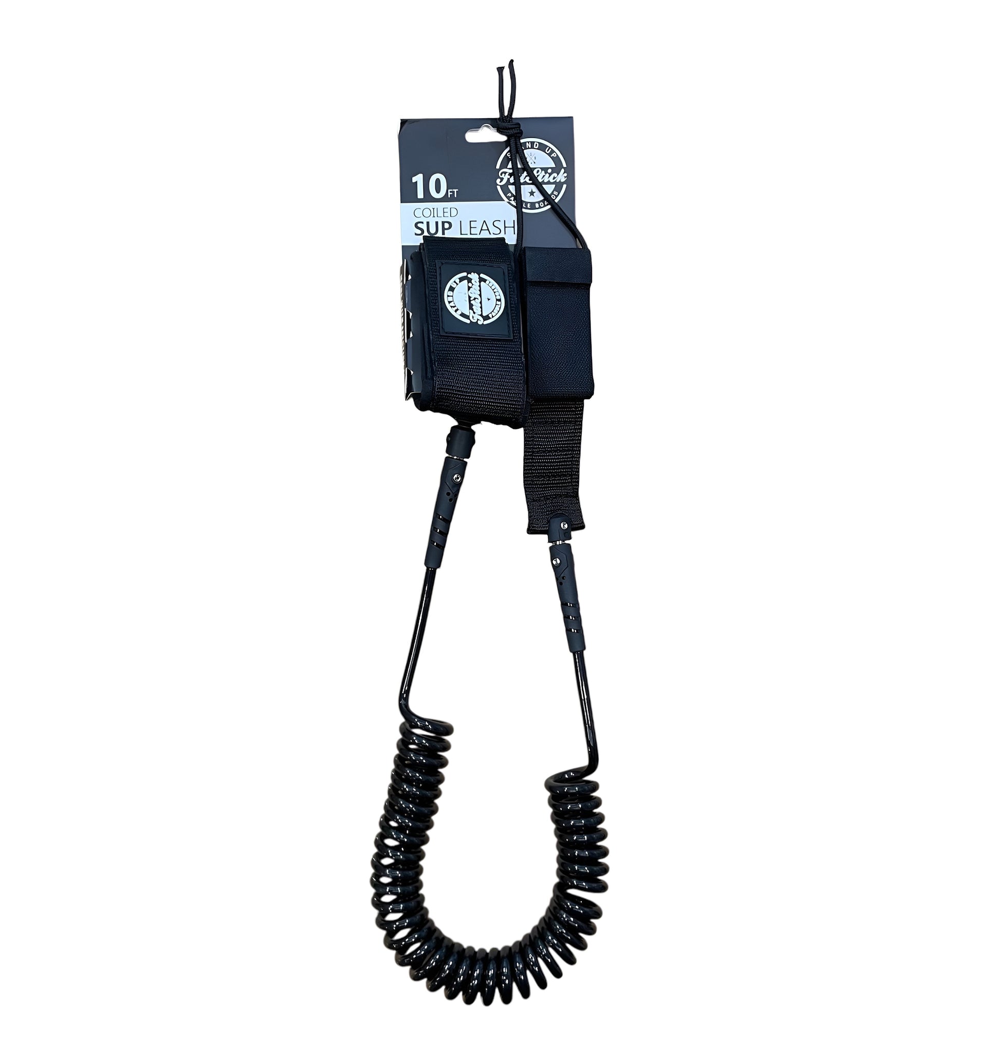 Coiled SUP Paddle Board Ankle Leash 10ft - Hot Tub Shop