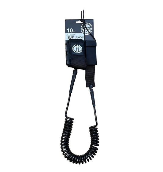 Coiled SUP Paddle Board Ankle Leash 10ft - Hot Tub Shop