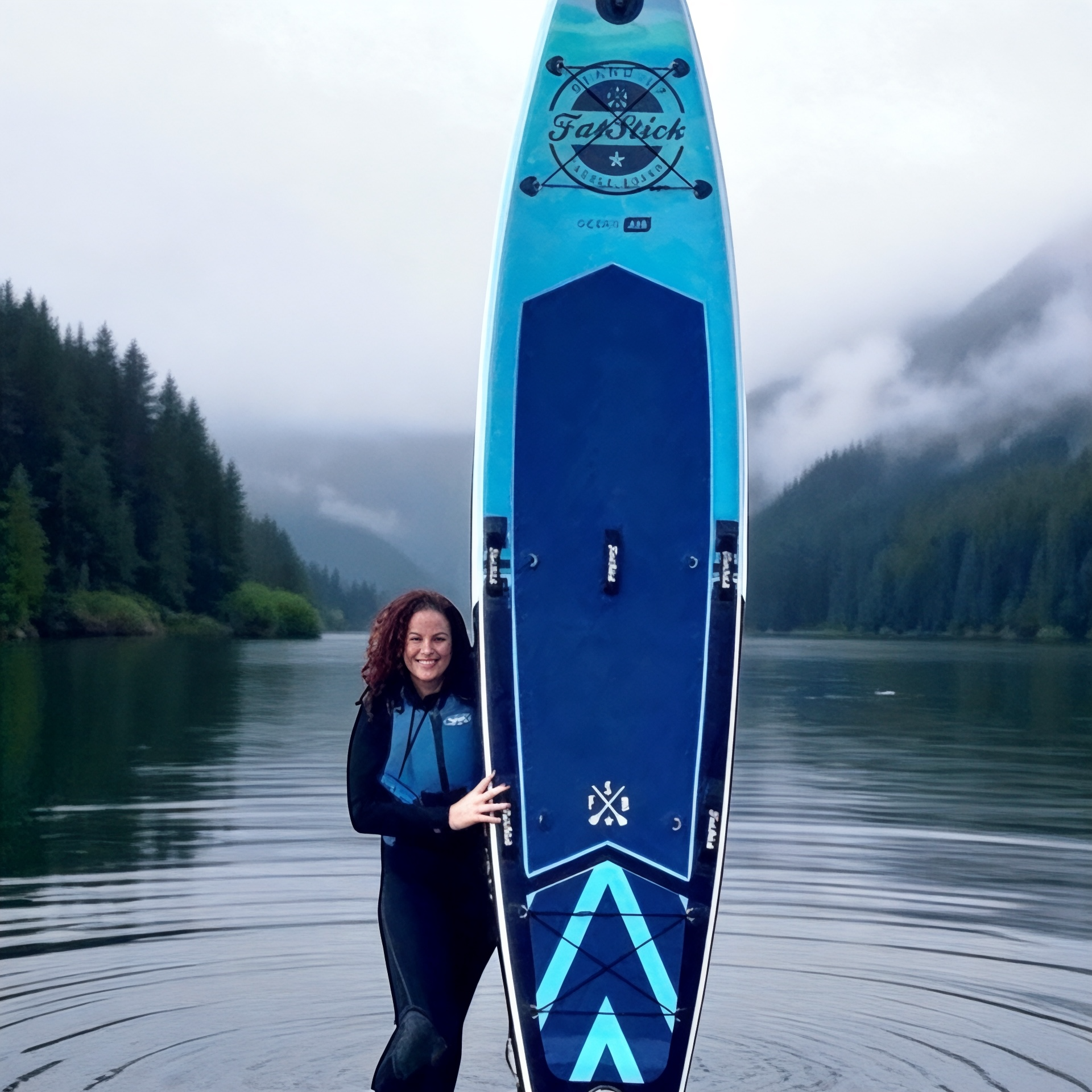 FatStick 12'6 Inflatable Touring Paddle Board SUP Package | With Seat - Hot Tub Shop