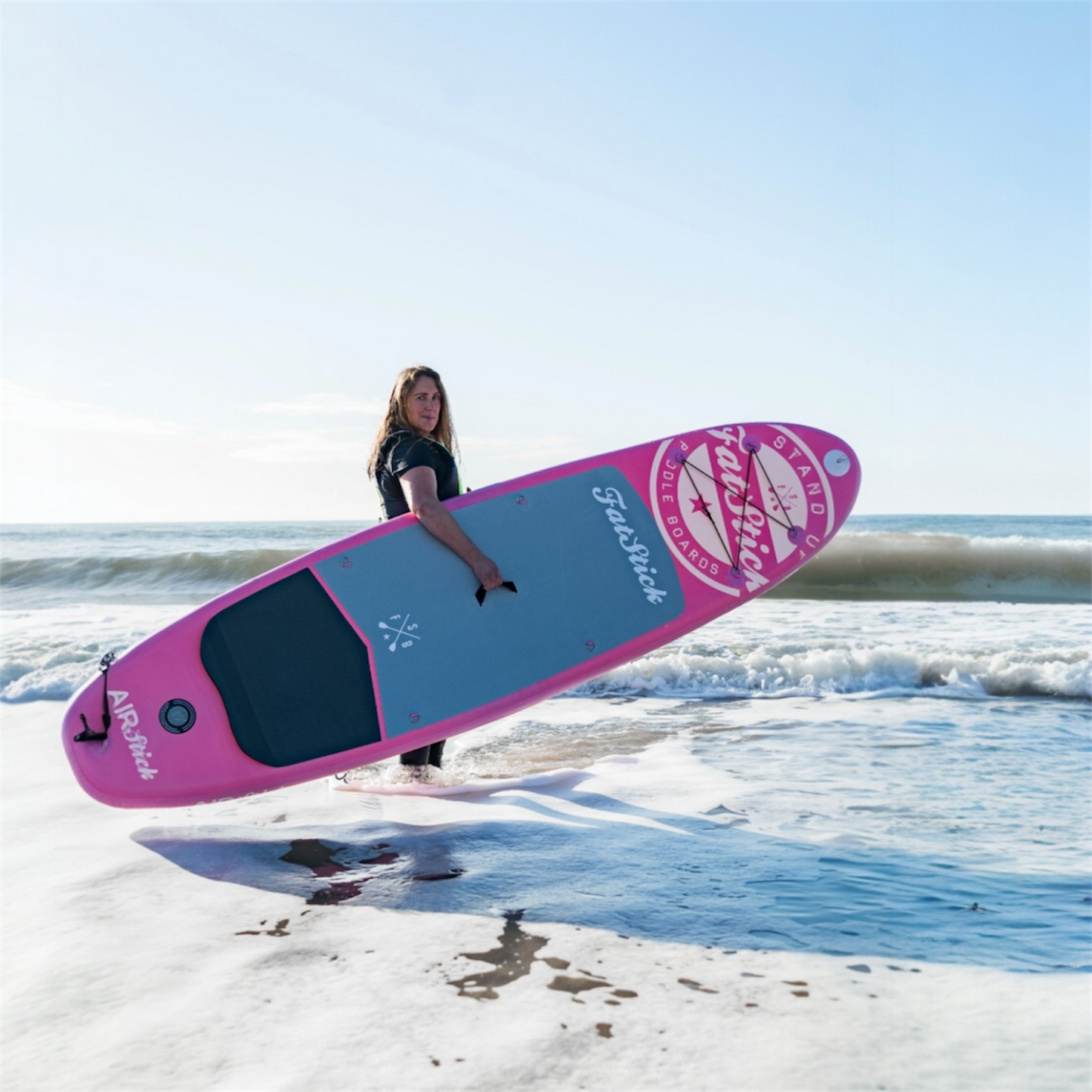 NEW 2026 AirStick 10'6 Inflatable Stand Up Paddle Board | SUP Package - Hot Tub Shop