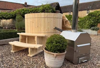 Embercraft Pine 6 Person Wood-Fired Hot Tub - Flat Packed
