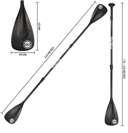 4 Piece Carbon Shaft Paddle Board/KAYAK Paddle - Hot Tub Shop