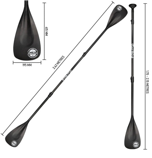 4 Piece Carbon Shaft Paddle Board/KAYAK Paddle - Hot Tub Shop