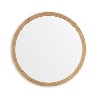 Origins Living Kenji Mirror Round 60cm Bamboo - Hot Tub Shop