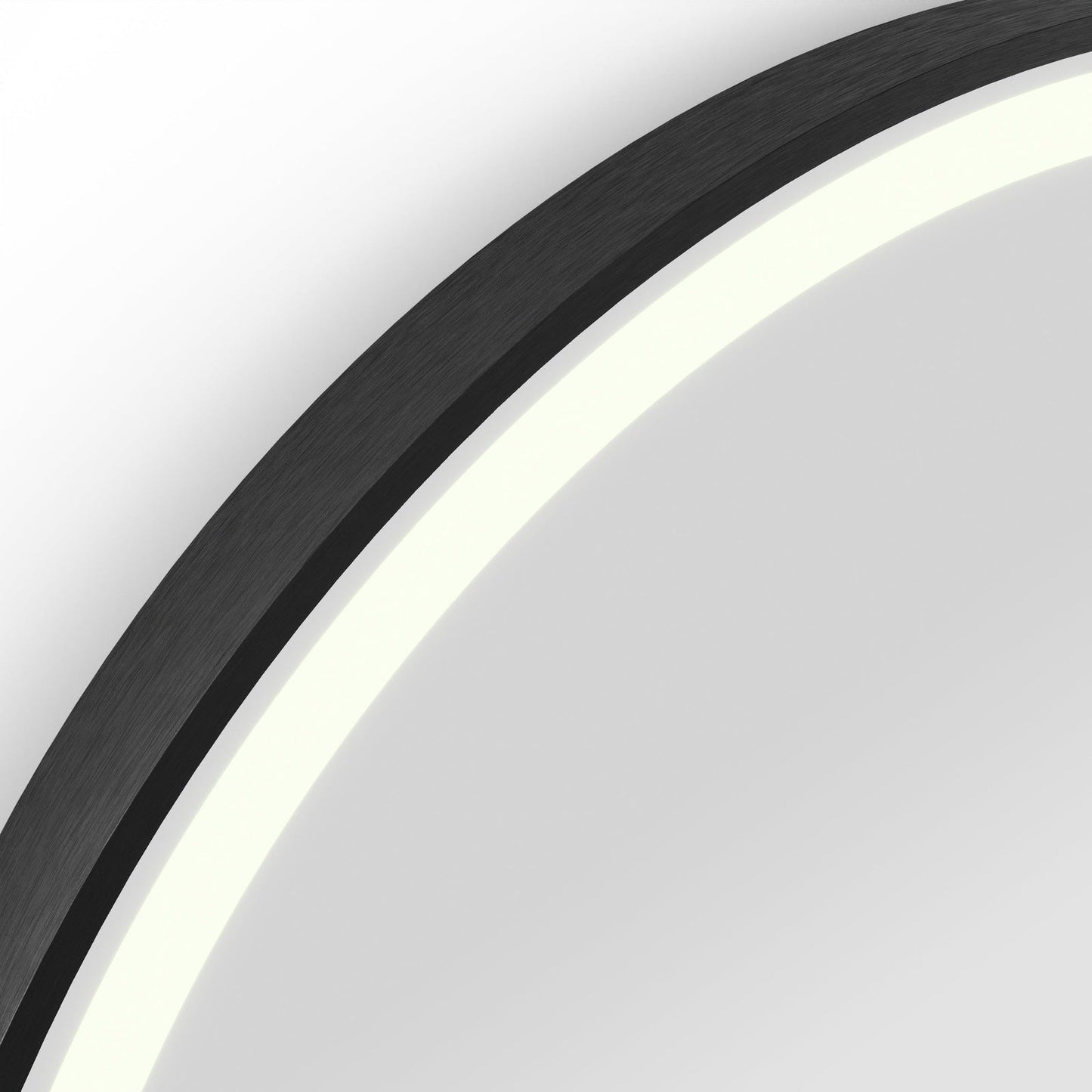 Origins Living Lomax Light Capsule Mirror 40x80cm Brushed Black