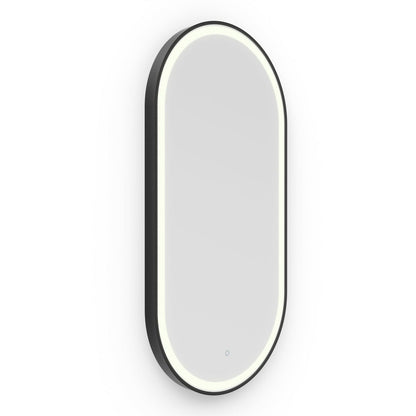 Origins Living Lomax Light Capsule Mirror 50x100cm Brushed Black