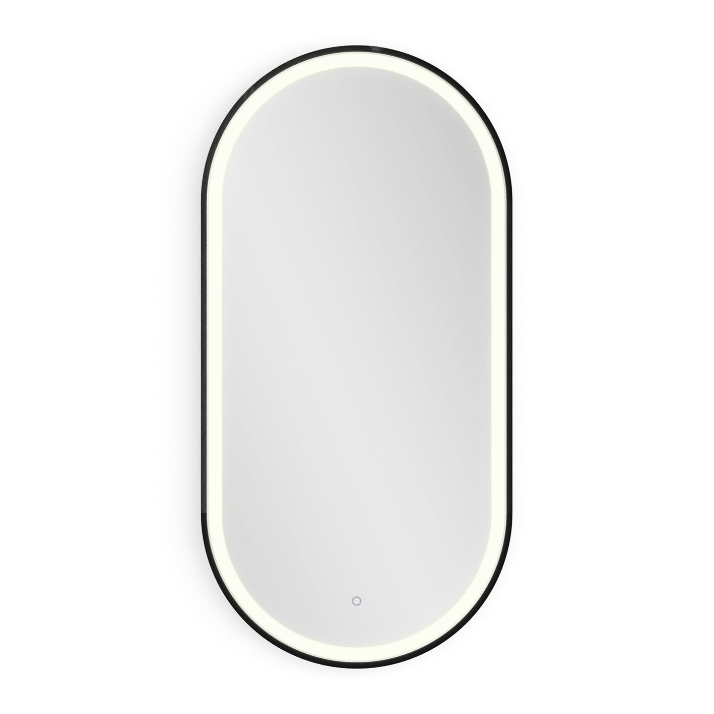 Origins Living Lomax Light Capsule Mirror 50x100cm Brushed Black