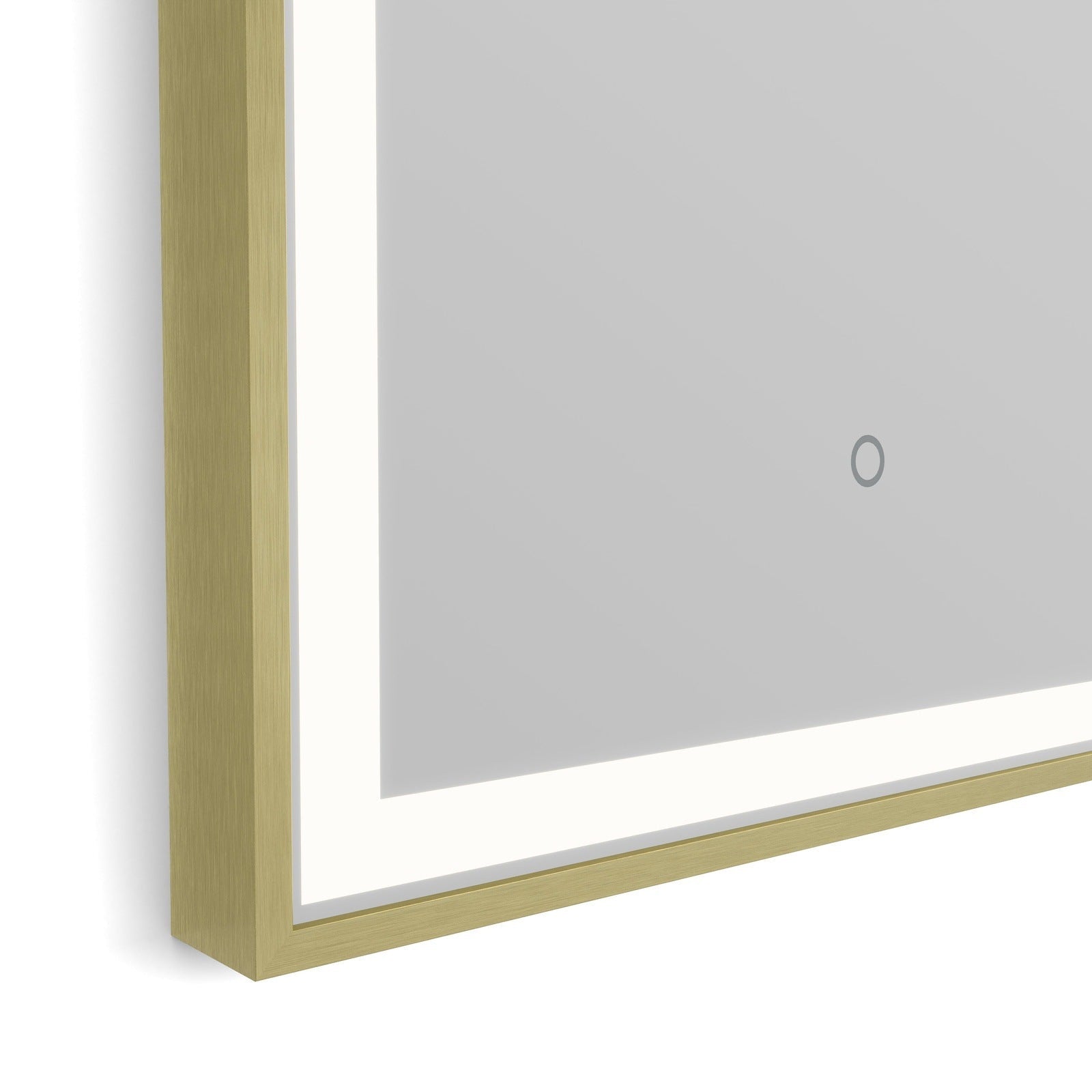 Origins Living Lomax Light Arch Mirror 40x80cm Brushed Brass - Hot Tub Shop
