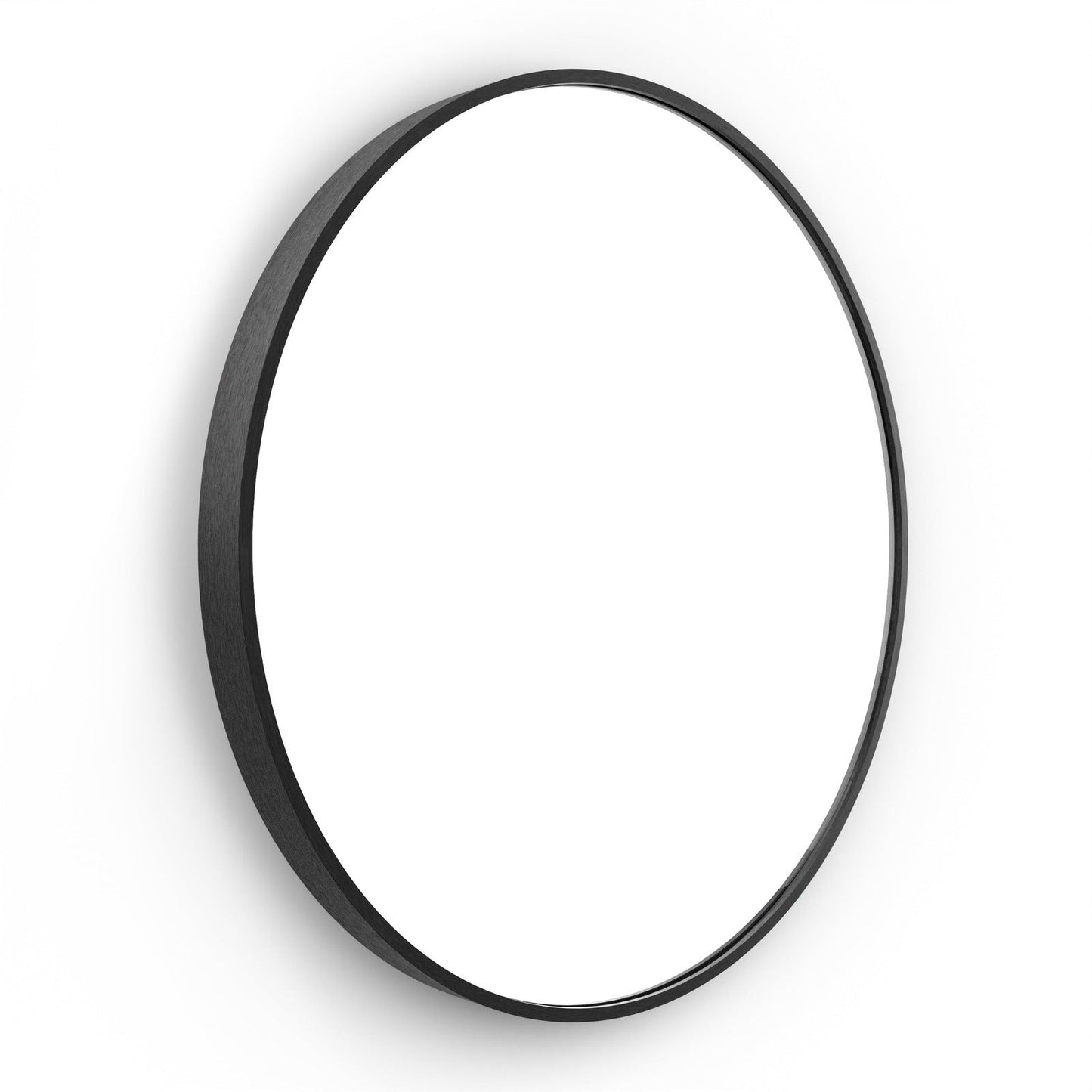 Origins Living Lomax Round Mirror 60cm Matt Black - Hot Tub Shop