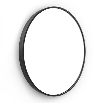 Origins Living Lomax Round Mirror 60cm Matt Black - Hot Tub Shop