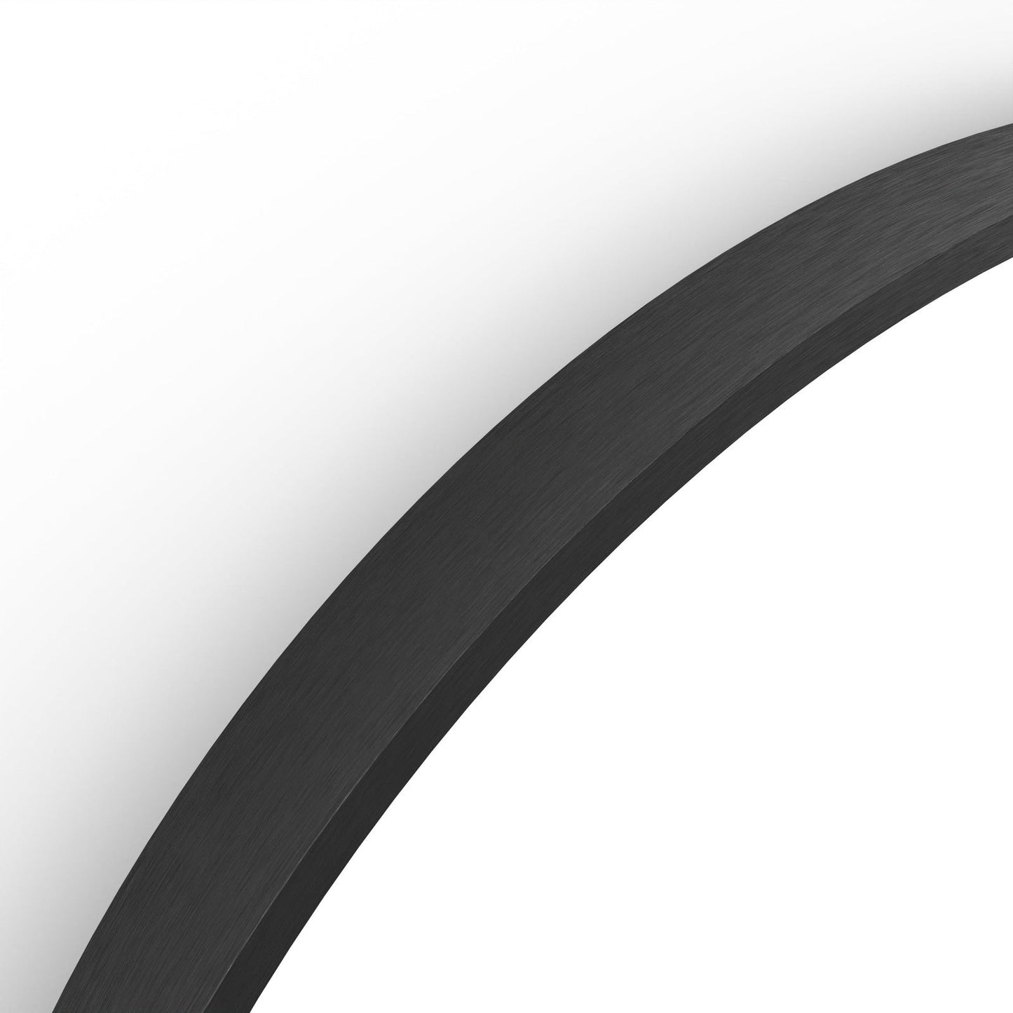 Origins Living Lomax Round Mirror 60cm Matt Black - Hot Tub Shop