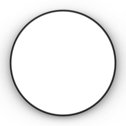 Origins Living Lomax Round Mirror 60cm Matt Black - Hot Tub Shop