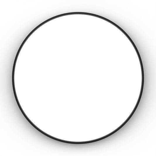 Origins Living Lomax Round Mirror 60cm Matt Black - Hot Tub Shop