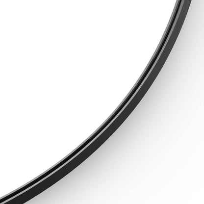 Origins Living Lomax Round Mirror 60cm Matt Black - Hot Tub Shop