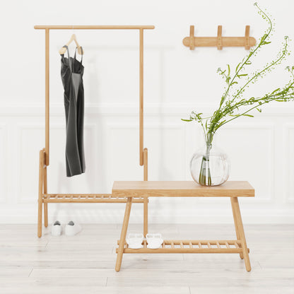 Wireworks Clothes Rail Hang Up Oak