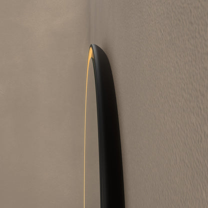 Origins Living Luxor Round Illuminated Mirror 80cm Gold & Black