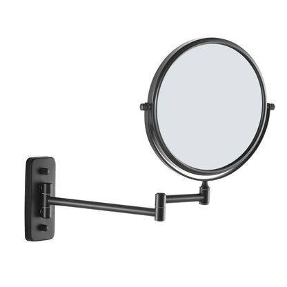 Origins Living Mason Reversible 5 X Magnifying Wall Mirror Matt Black
