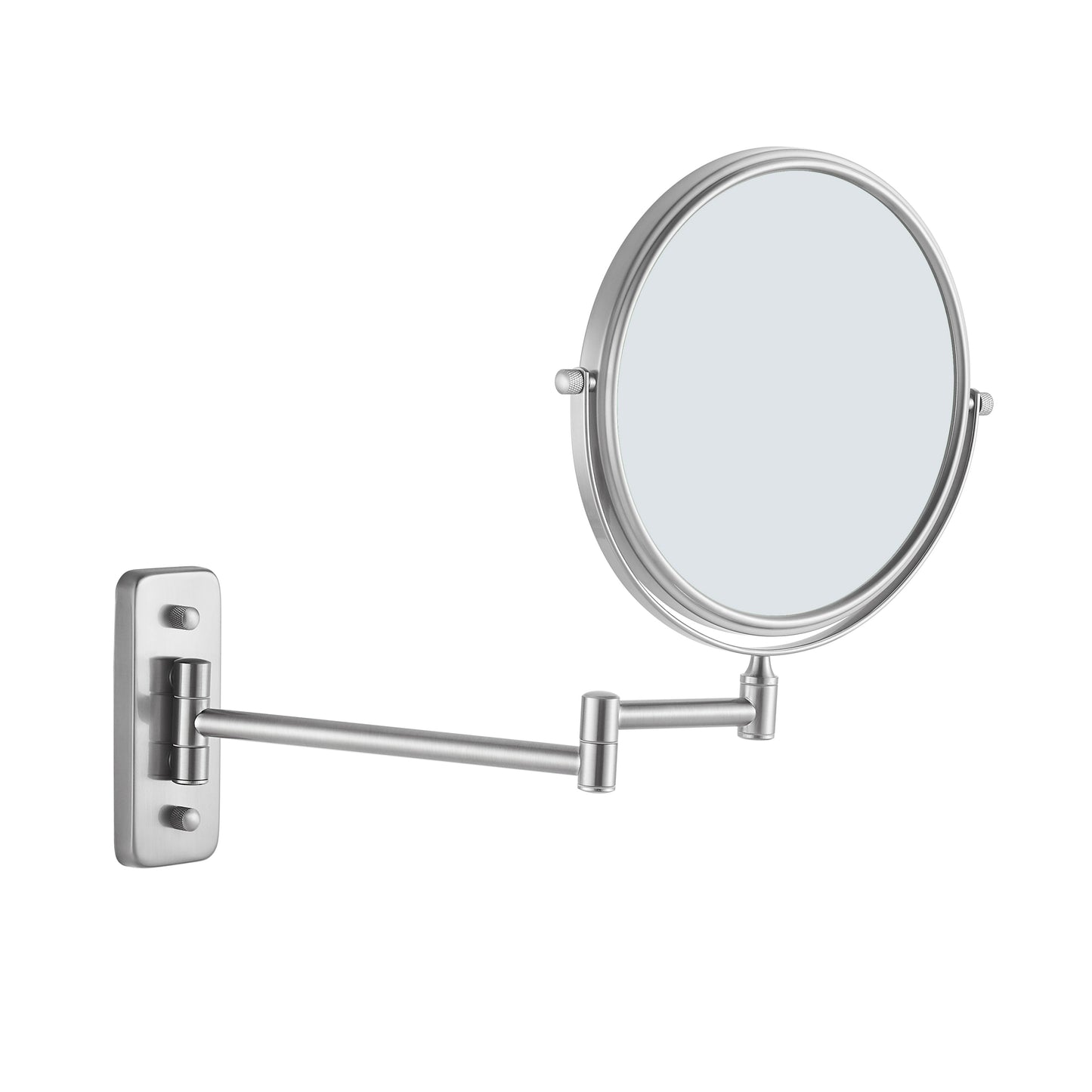 Origins Living Mason Reversible 5 X Magnifying Wall Mirror Brushed Nickel