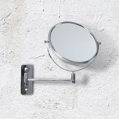 Origins Living Mason Reversible 7 X Magnifying Wall Mirror Chrome