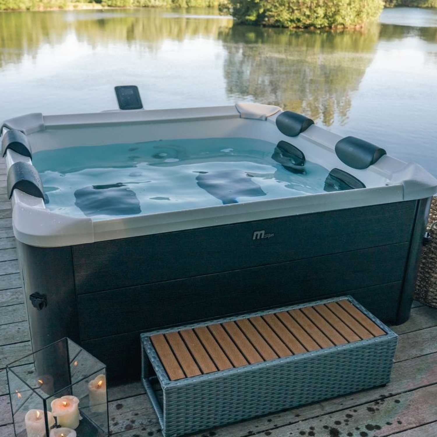 MSpa Oslo 4-6 Person Portable Hard Frame Hot Tub Spa - Hot Tub Shop