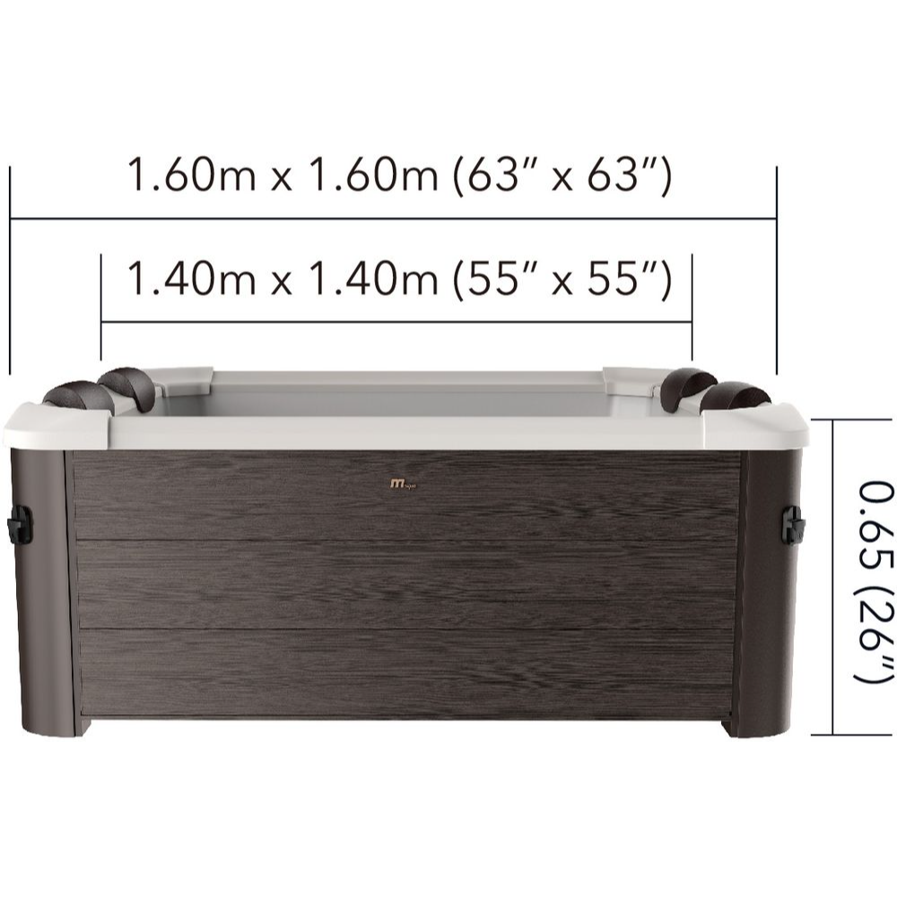 MSpa Tribeca 4-6 Person Portable Hard Frame Hot Tub Spa - Hot Tub Shop