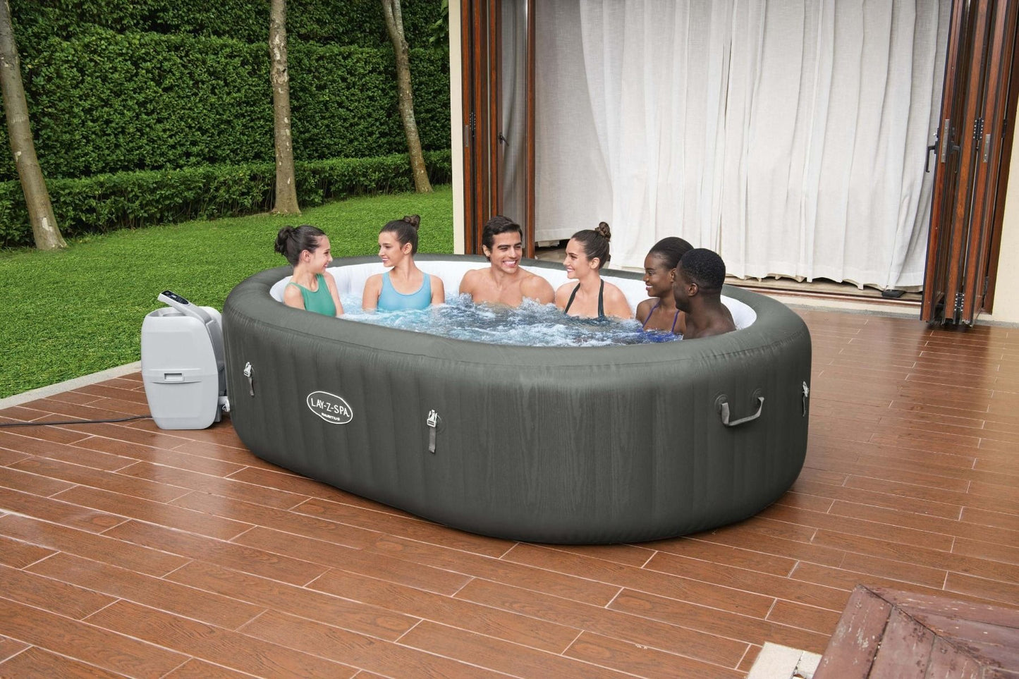 Lay-Z-Spa Mauritius 5-7 Person Inflatable Hot Tub Spa - Hot Tub Shop