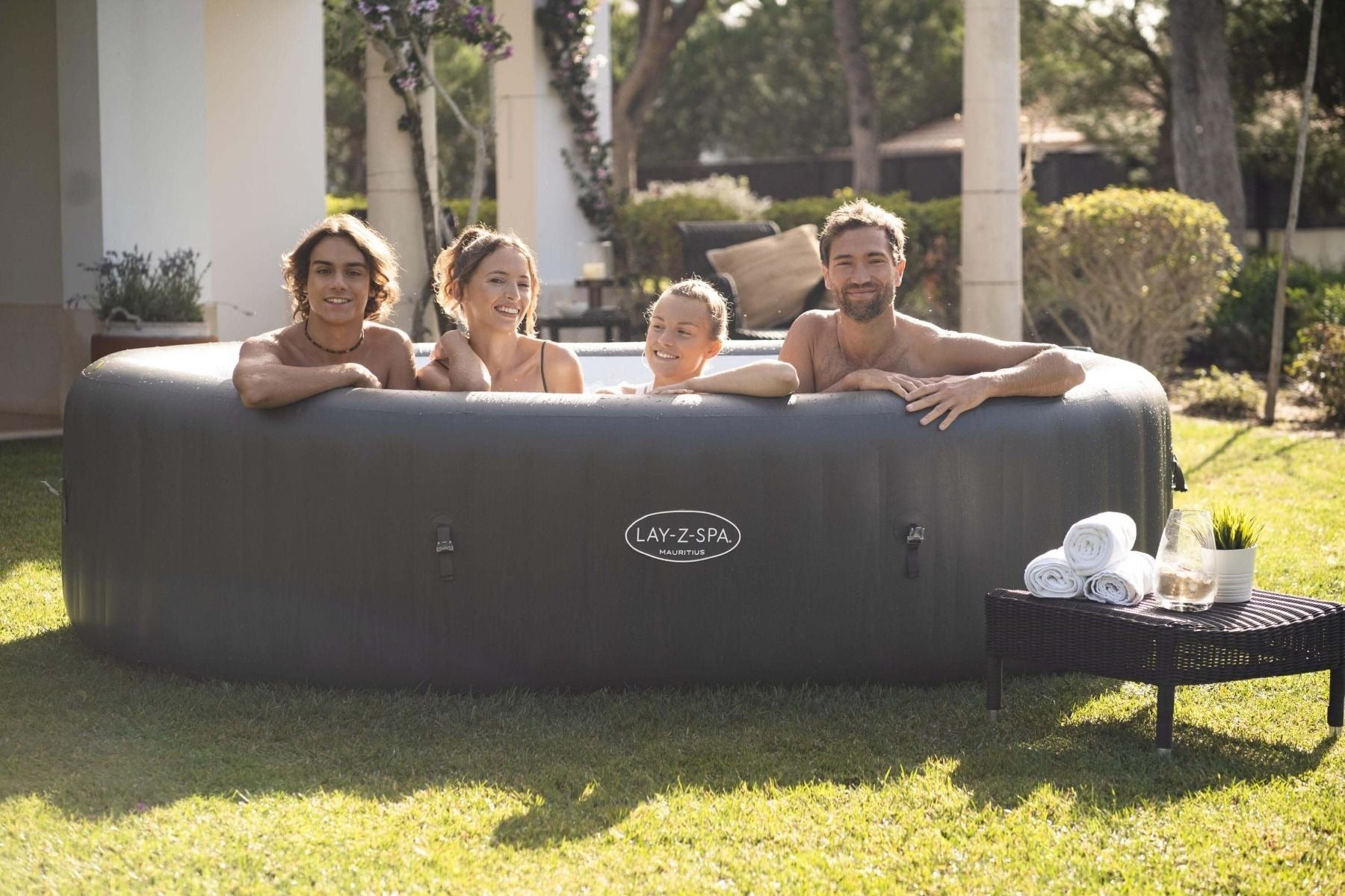 Lay-Z-Spa Mauritius 5-7 Person Inflatable Hot Tub Spa - Hot Tub Shop