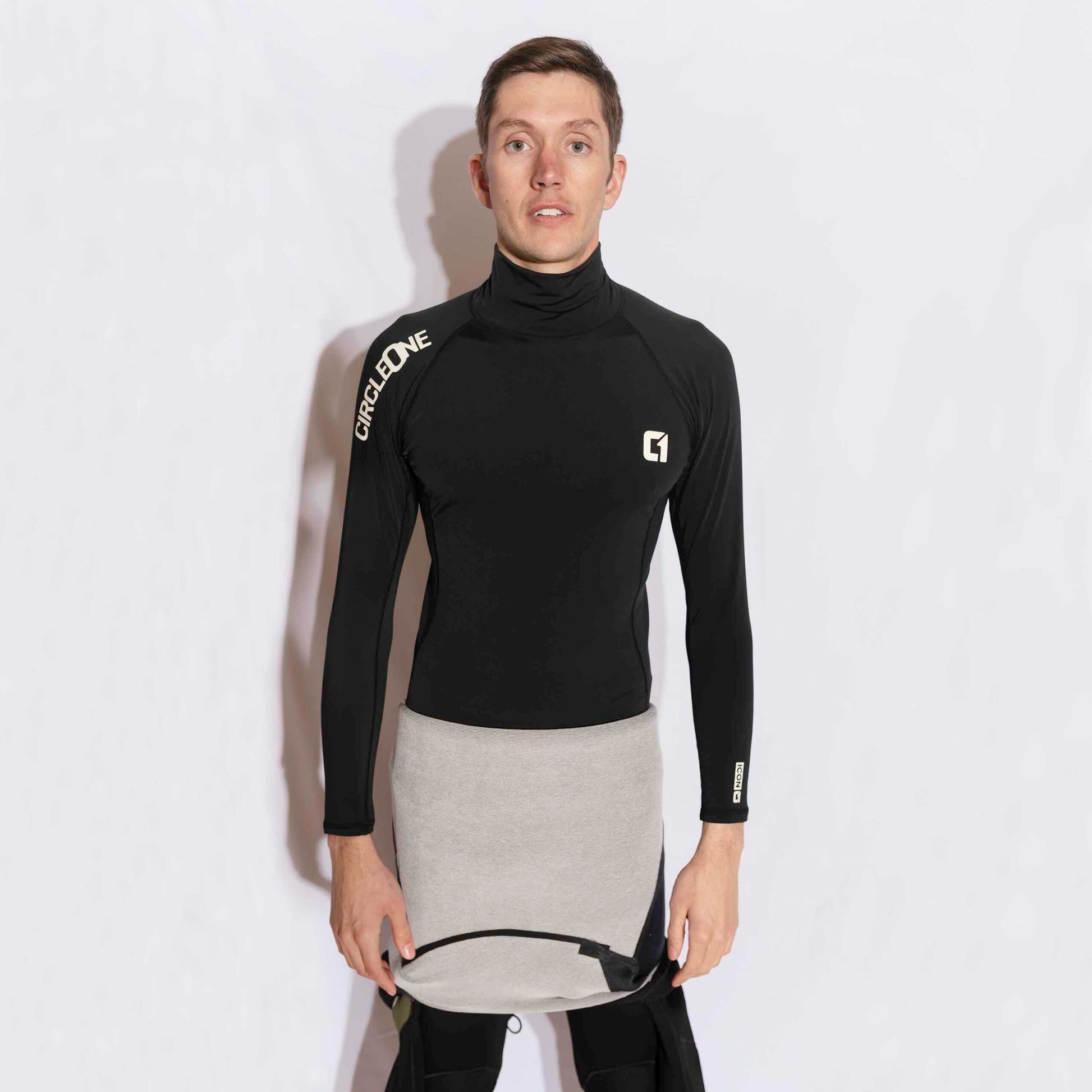 Mens LONG Sleeve Thermal Rash Vest - ICON Polypro - Hot Tub Shop