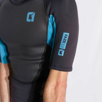 Mens 3/2mm Summer Wetsuit FAZE Shorty - Hot Tub Shop