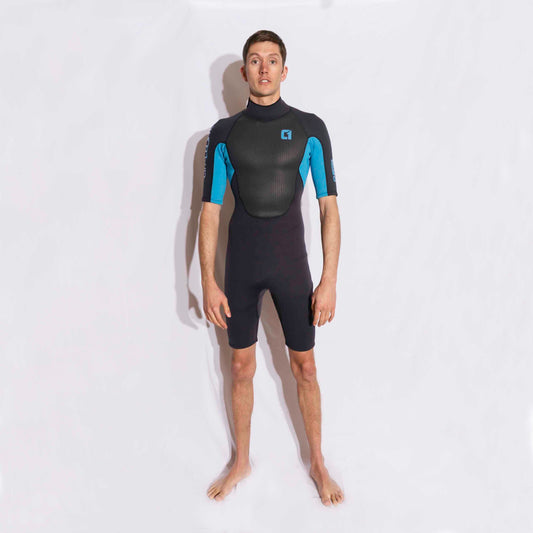 Mens 3/2mm Summer Wetsuit FAZE Shorty - Hot Tub Shop