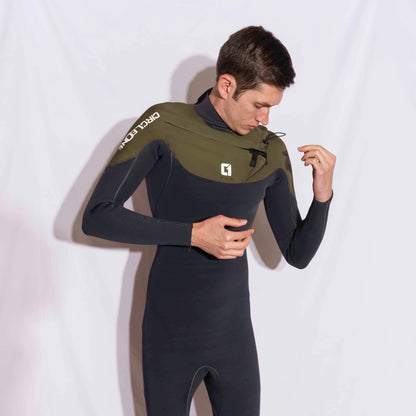 Mens 3/2mm Summer Wetsuit ICON GBS Chest Zip - Hot Tub Shop