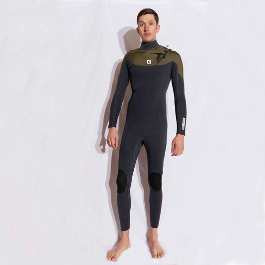 Mens 3/2mm Summer Wetsuit ICON GBS Chest Zip - Hot Tub Shop