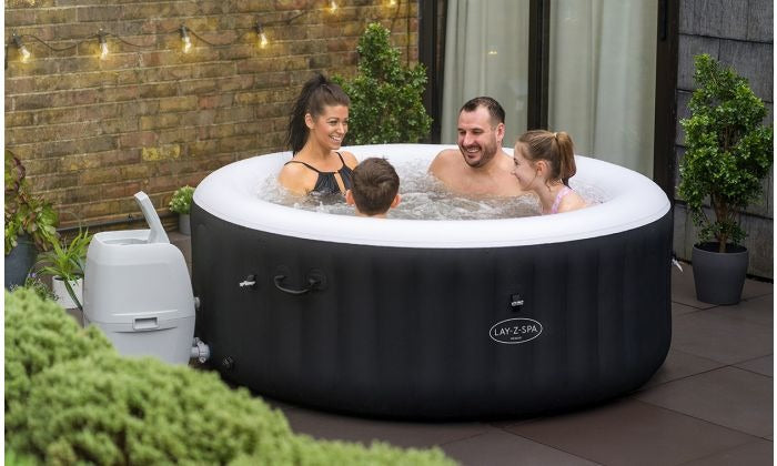 Lay-Z-Spa Miami 4 Person Inflatable Hot Tub Spa - Hot Tub Shop