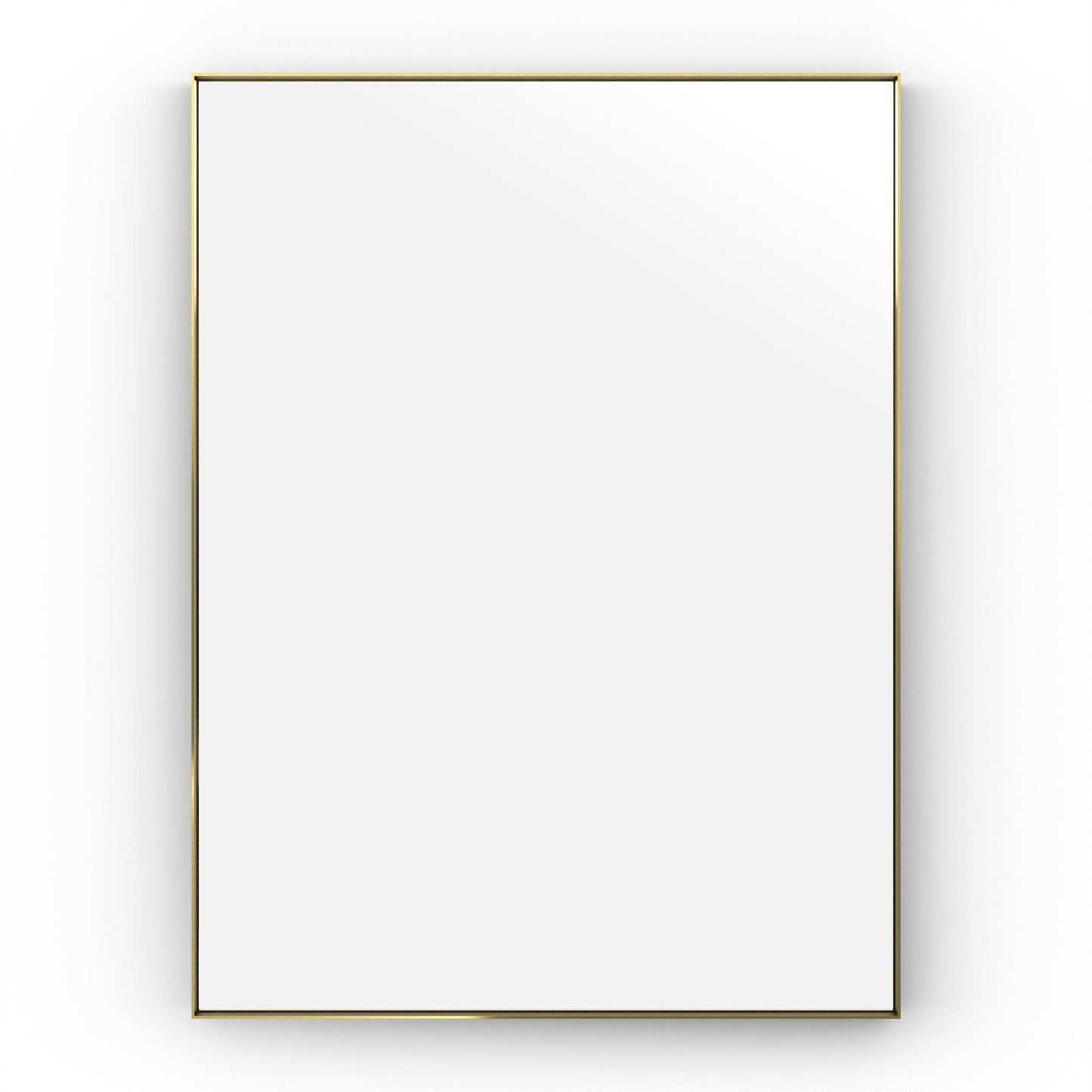 Origins Living Newington Rectangular Mirror 60x80cm Brushed Brass - Hot Tub Shop