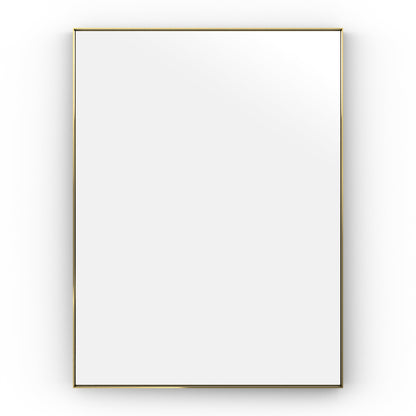 Origins Living Newington Rectangular Mirror 60x80cm Brushed Brass - Hot Tub Shop