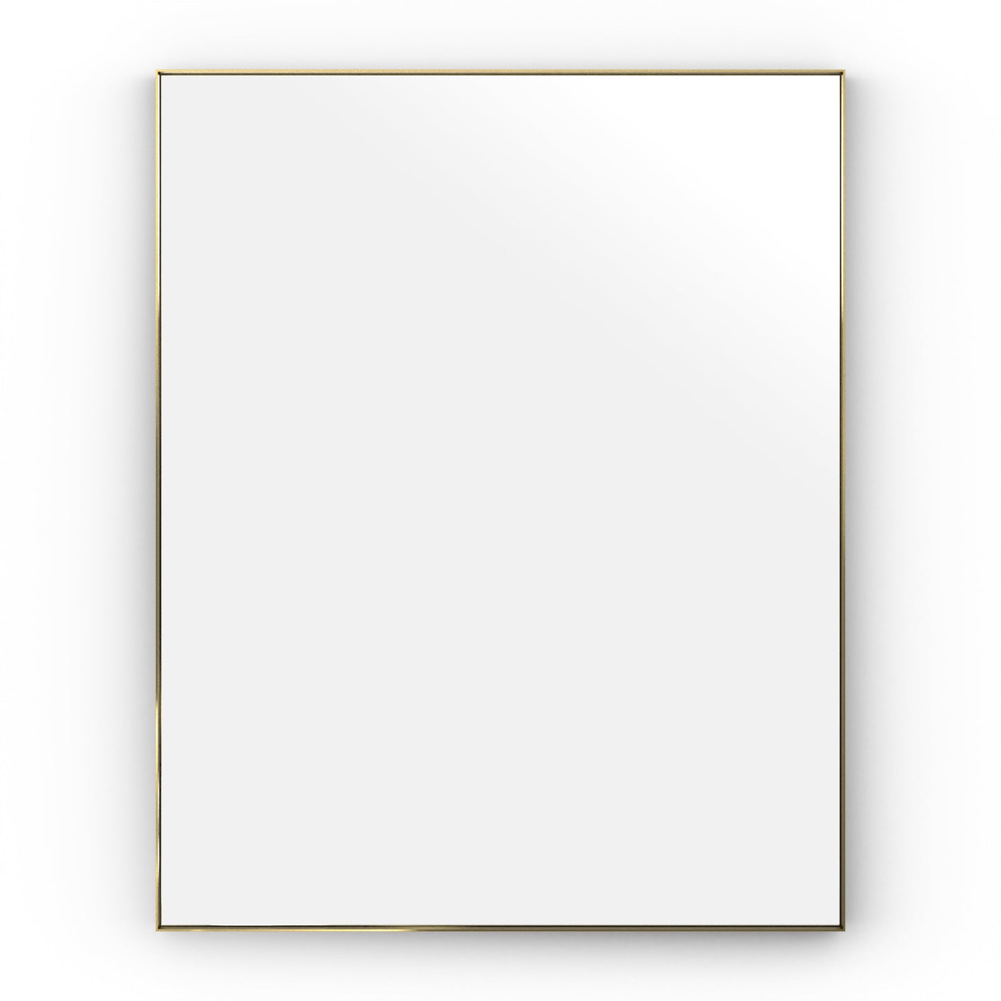 Origins Living Newington Rectangular Mirror 100x80cm Brushed Brass - Hot Tub Shop