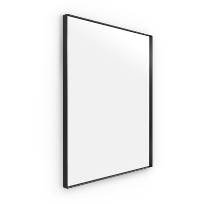 Origins Living Newington Rectangular Mirror 100x80cm Matt Black