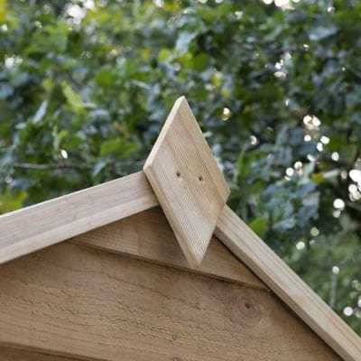 4LIFE Overlap Pressure Treated 6ft x 4ft Apex Shed - Hot Tub Shop