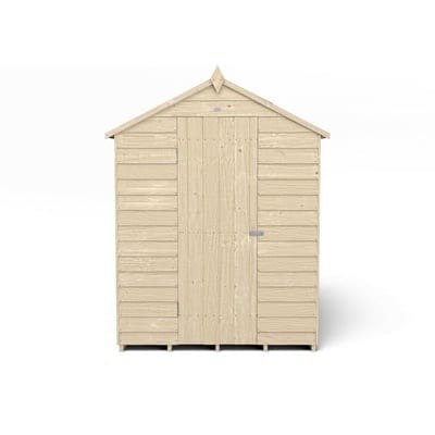 4LIFE Overlap Pressure Treated 7ft x 5ft Apex Shed - Hot Tub Shop