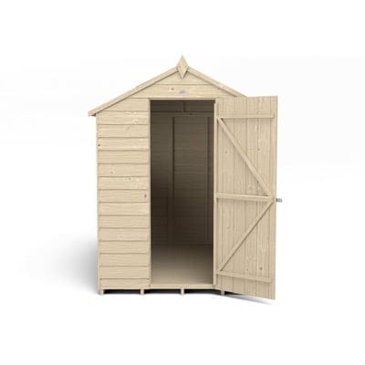 4LIFE Overlap Pressure Treated 7ft x 5ft Apex Shed - Hot Tub Shop