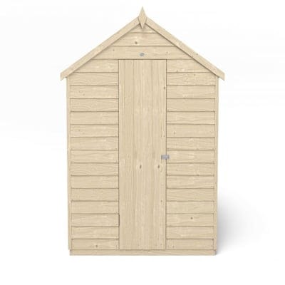 4LIFE Overlap Pressure Treated 8ft x 6ft Apex Shed - Hot Tub Shop