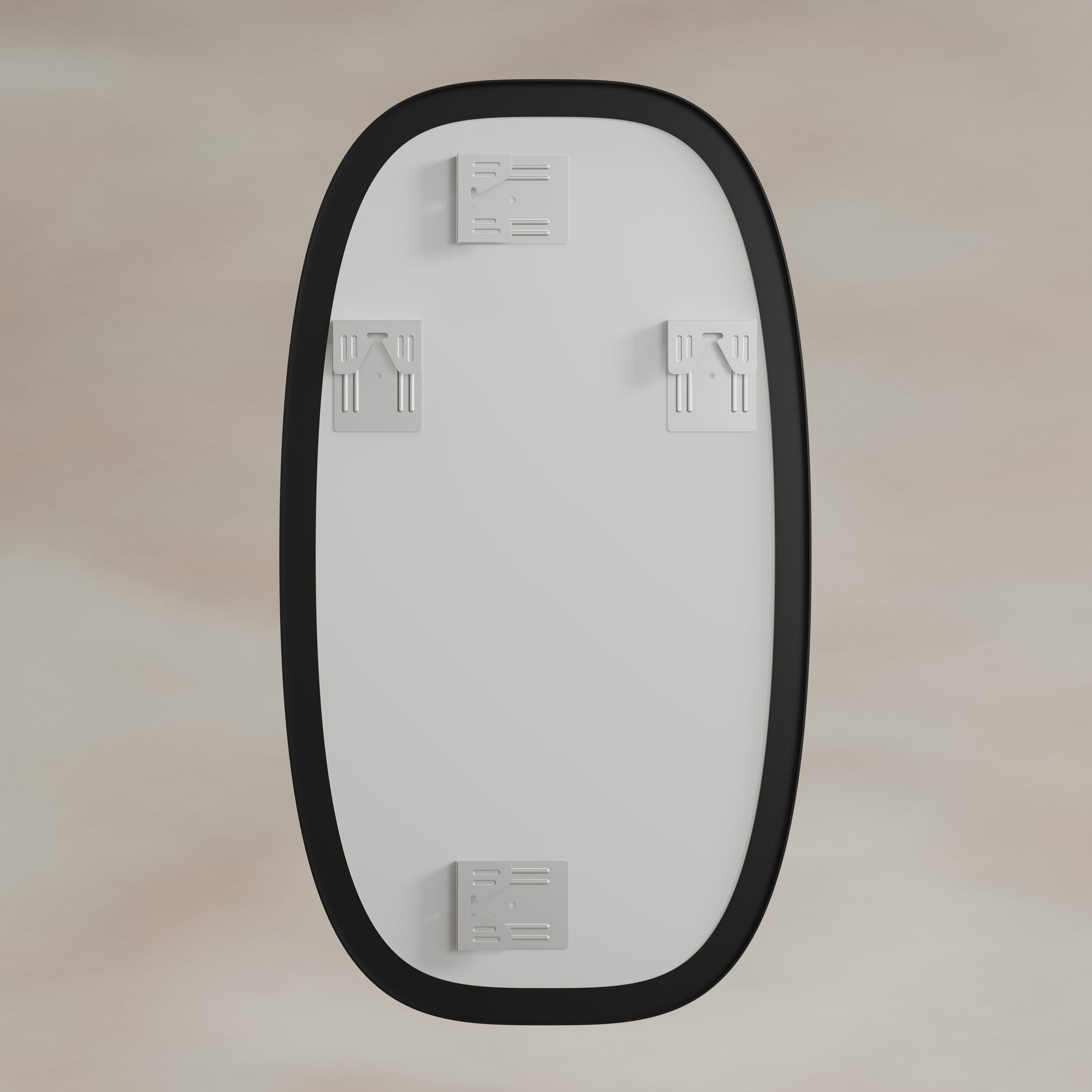 Origins Living Oslo Barrel Mirror 45 X 80cm Matt Black - Hot Tub Shop