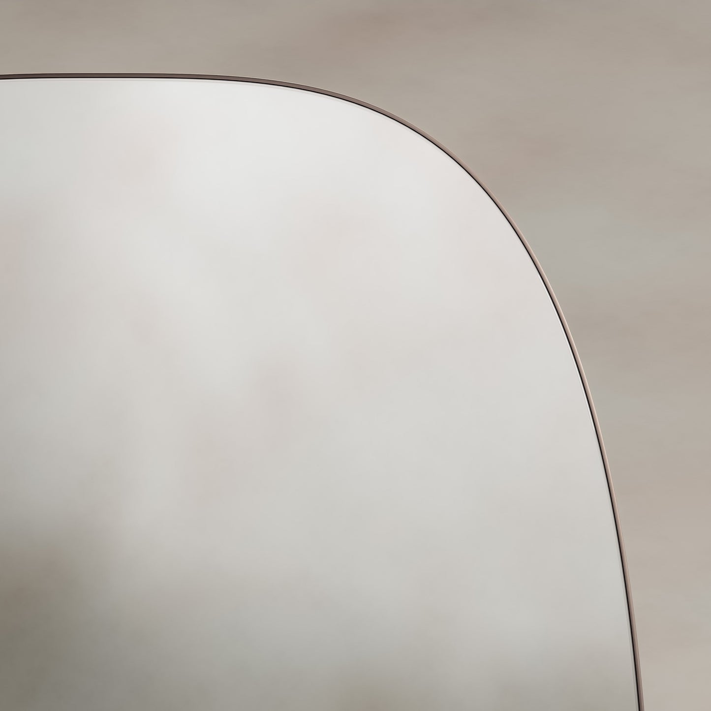 Origins Living Oslo Barrel Mirror 45 X 80cm Brushed Bronze