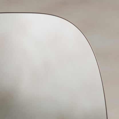 Origins Living Oslo Barrel Mirror 45 X 80cm Brushed Bronze