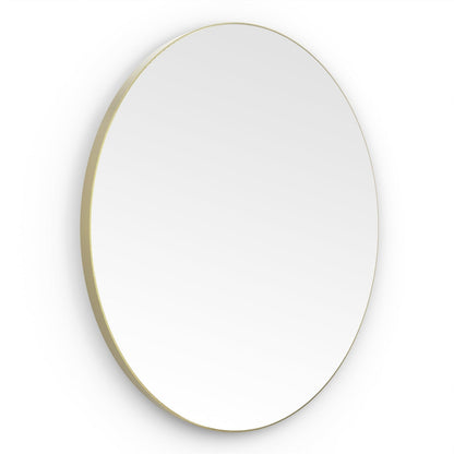 Origins Living Oslo Round Mirror 60cm Brushed Brass