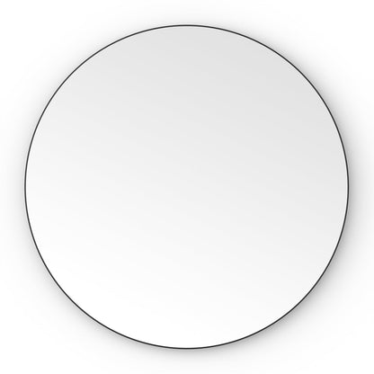Origins Living Oslo Round Mirror 60cm Matt Black - Hot Tub Shop