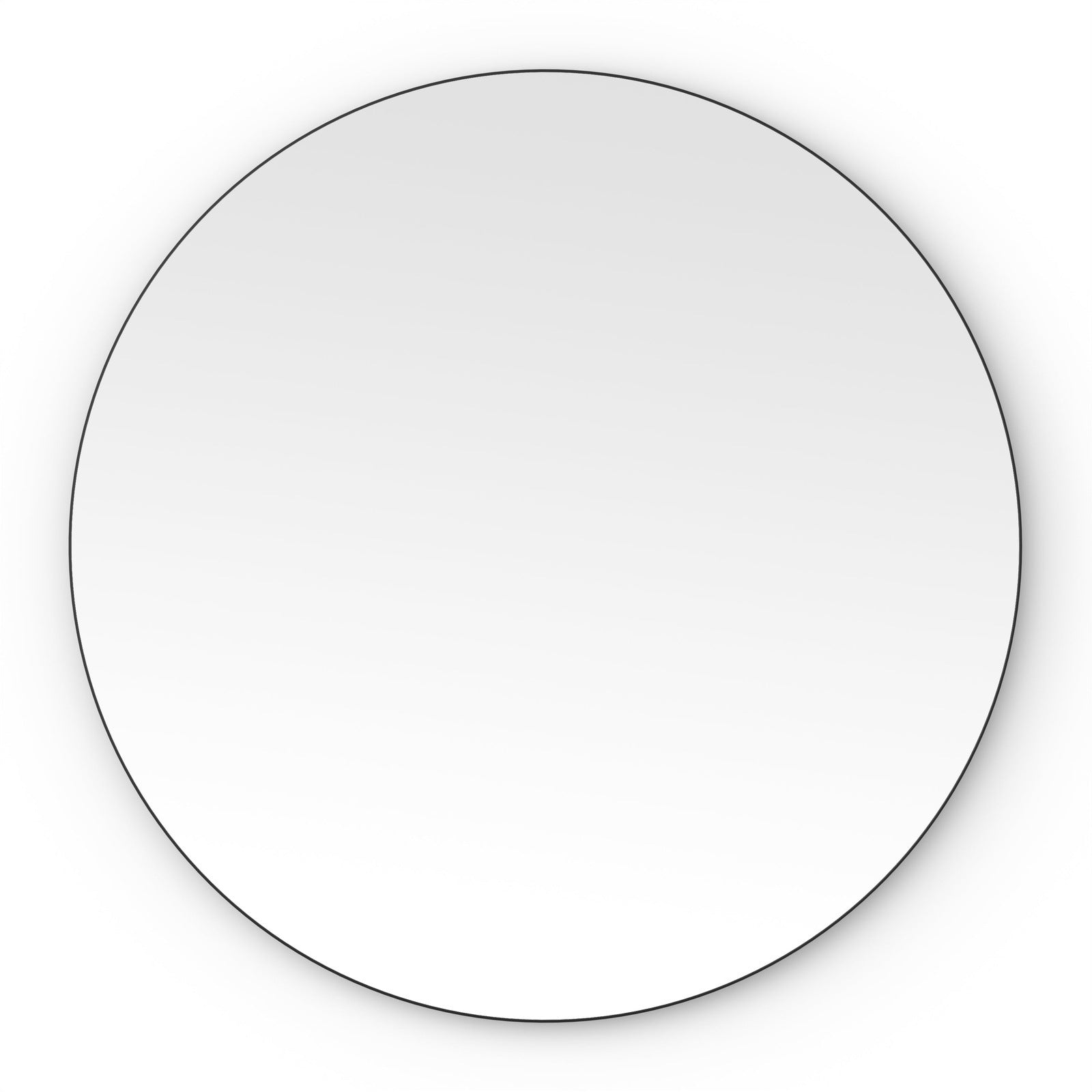 Origins Living Oslo Round Mirror 80cm Matt Black - Hot Tub Shop
