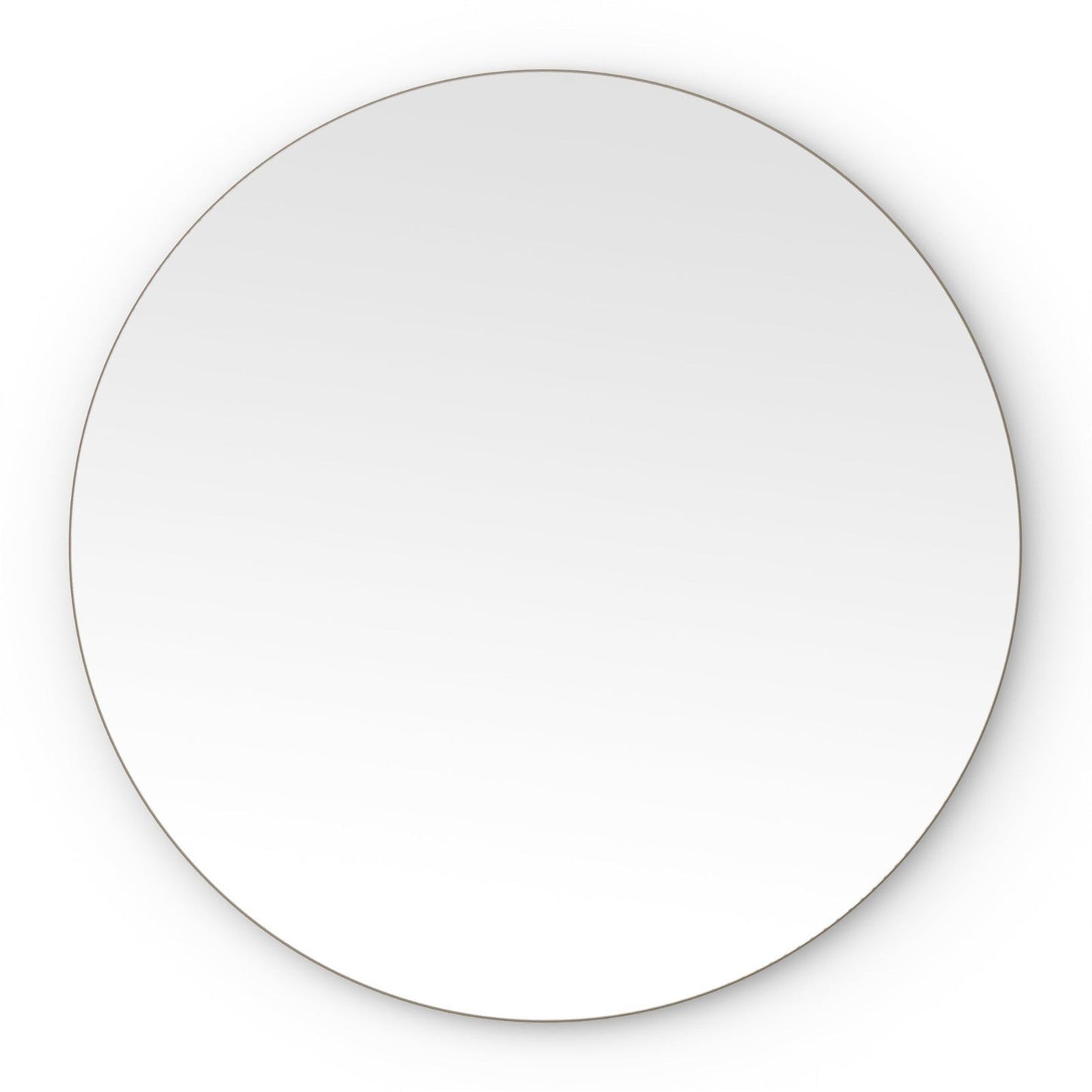 Origins Living Oslo Round Mirror 80cm Brushed Bronze
